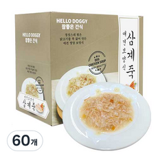 참좋은간식 애견보양식 삼계죽, 삼계맛, 80g, 60개