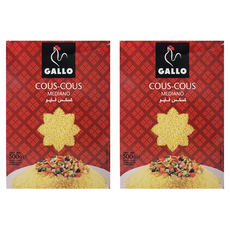 GALLO 公雞牌 西班牙金黃小麥粒 庫斯庫斯, 500公克, 500g, 2盒