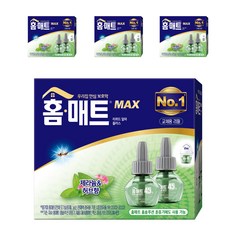 홈매트 리퀴드 알파플러스 허브향 리필 2p, 58ml, 4개