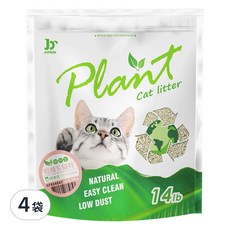 doter 寵愛物語 輕植系貓砂 破碎型, 食品級原料 可沖馬桶, 快速凝結成團 遇水崩解 無毒無害, 6.35kg, 4包