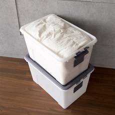 리빙숲 스퀘어 리빙박스, 그레이, 1개