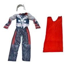 萬聖節男童變裝服, 雷神表演變裝服 (送披風、面具), 雷神索爾, 1組