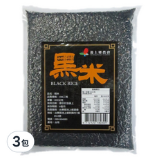 池上鄉農會 黑米, 600g, 3包