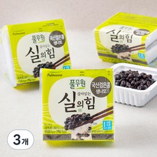 풀무원 살아있는 실의힘 검은콩 생나또, 396g, 3개