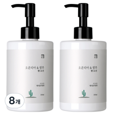 살림백서 오푼티아 앤 밤부 대용량 핸드로션 체리블라썸향, 8개, 300ml