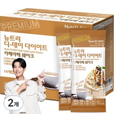 뉴트리디데이 다이어트 카페라떼 쉐이크, 350g, 2개