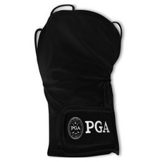 PGA 여성용 벨크로형 손등 토시, 블랙(PGA104MBK)