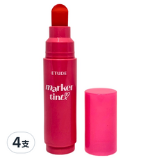 ETUDE 鮮嫩欲滴果汁唇筆 3.5g, 4 草莓牛奶, 4支