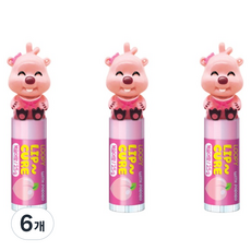 케이엠제약 뽀로로 루피 피규어 립밤 2.5g, 6개 6개