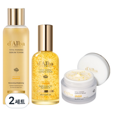 달바 비타 잡티개선 토너 180ml + 나이아신 캡슐 세럼 100ml + 캡슐 크림 단지형 55g 세트, 2세트
