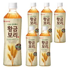 LOTTE 樂天 黃金大麥茶, 500ml, 6瓶