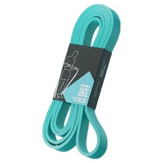 S-SportPlus+ TPE 帶 035磅 綠標藍 健身彈力帶 重訓輔助 瑜珈伸展 輕巧便攜, 1條