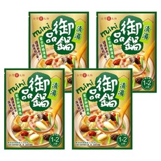 台灣蒙太極 御品鍋 蒙古清湯/蒙古火鍋湯底, 1-2人份, 無添加防腐劑及人工色素, 43g, 4包