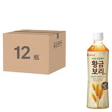 LOTTE 樂天 黃金大麥茶, 500ml, 12瓶