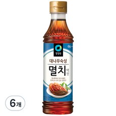 청정원 대나무숙성 멸치액젓, 750g, 6개