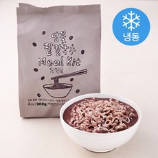 담꽃 팥칼국수 밀키트 2인분 (냉동), 900g, 1개