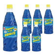 OTTOGI 不倒翁 Oh Chef木瓜風味飲料基底糖漿, 1kg, 6瓶