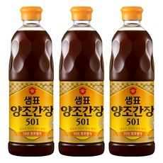 샘표 양조간장 501, 860ml, 3개 860ml, 3개