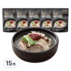 교동식품 부산식 돼지국밥, 500g, 15개