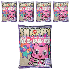 SNAPPY 細貓砂, 快速凝結，薰衣草清新香氣，低粉塵健康配方, 10L, 5包