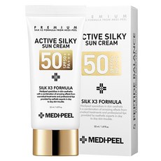 메디필 엑티브 실키 선크림 SPF50+ PA+++, 50ml, 1개