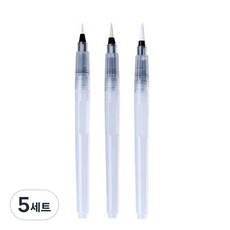 固體水彩畫水彩筆 3種 一般, 5組, 長度 180mm