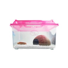 로라펫 소라게 크랩 키우기 세트, 크리스탈 화이트(컬러스톤), 랜덤발송(채집통 뚜껑), 1개
