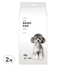 아몬스 절약형 베이직 강아지 배변패드, 2개