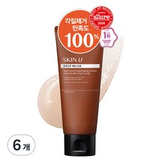 스킨유 이노센트 각질 아크네 케어 바디스크럽 딥머스크, 200g, 6개