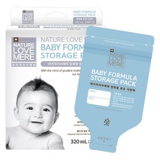 NATURE LOVE MERE 嬰兒奶粉儲存袋, 320毫升 30入, 一次性使用, 30個, 1盒