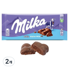 밀카 초콜릿 버블리, 100g, 2개