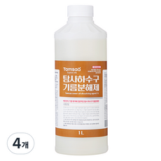 탐사 하수구 기름분해제, 1L, 4개