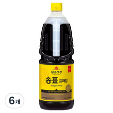 몽고간장 송표 프라임 양조간장, 1.8L, 6개