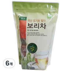 청오 국산 유기농 발아보리차, 500g, 1개입, 6개