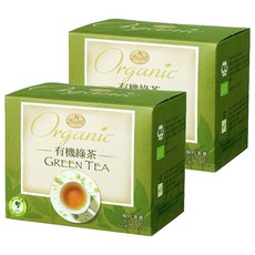 Magnet 曼寧 有機綠茶2盒組 (20包/盒) 台灣原產 有機認證 PLA茶包 安心健康, 3g, 2盒