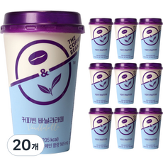 커피빈 바닐라라떼 컵커피, 300ml, 20개