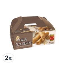 新竹福源 花生醬蛋捲, 320g, 2盒