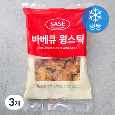 사세 바베큐 윙 스틱 (냉동), 1kg, 3개