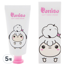 뿌띠슈 보들보들 핸드크림 03 코튼베이비, 35ml, 5개