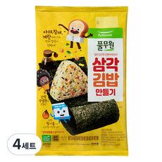 풀무원 삼각 김밥 만들기 세트 44.2g, 4세트