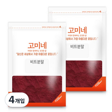 고미네 비트가루, 300g, 4개입