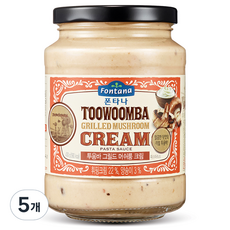 폰타나 투움바 그릴드 머쉬룸 크림 파스타소스, 430g, 5개