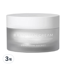 브라질리언시크릿 브라질리언왁싱 모이스처 크림, 50g, 3개