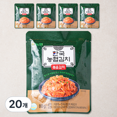 농협 한국 볶음김치, 80g, 20개
