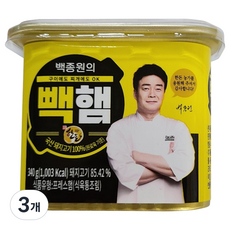 백종원의 빽햄, 340g, 3개