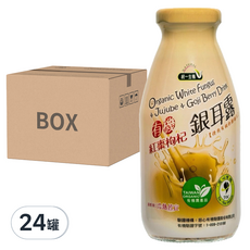 [箱裝]統一生機 有機紅棗枸杞銀耳露, 290ml, 24罐