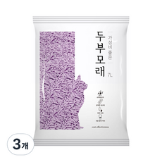 두부모래 (라벤더향), 3개, 7L