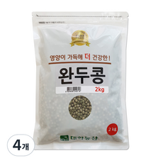 대한농산 완두콩, 2kg, 4개