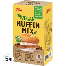 브레드가든 비건 머핀 믹스, 200g, 5개