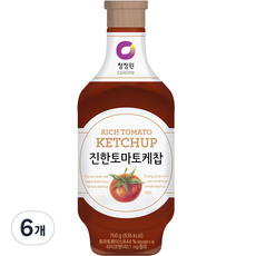 대상 청정원 진한케찹, 760g, 6개